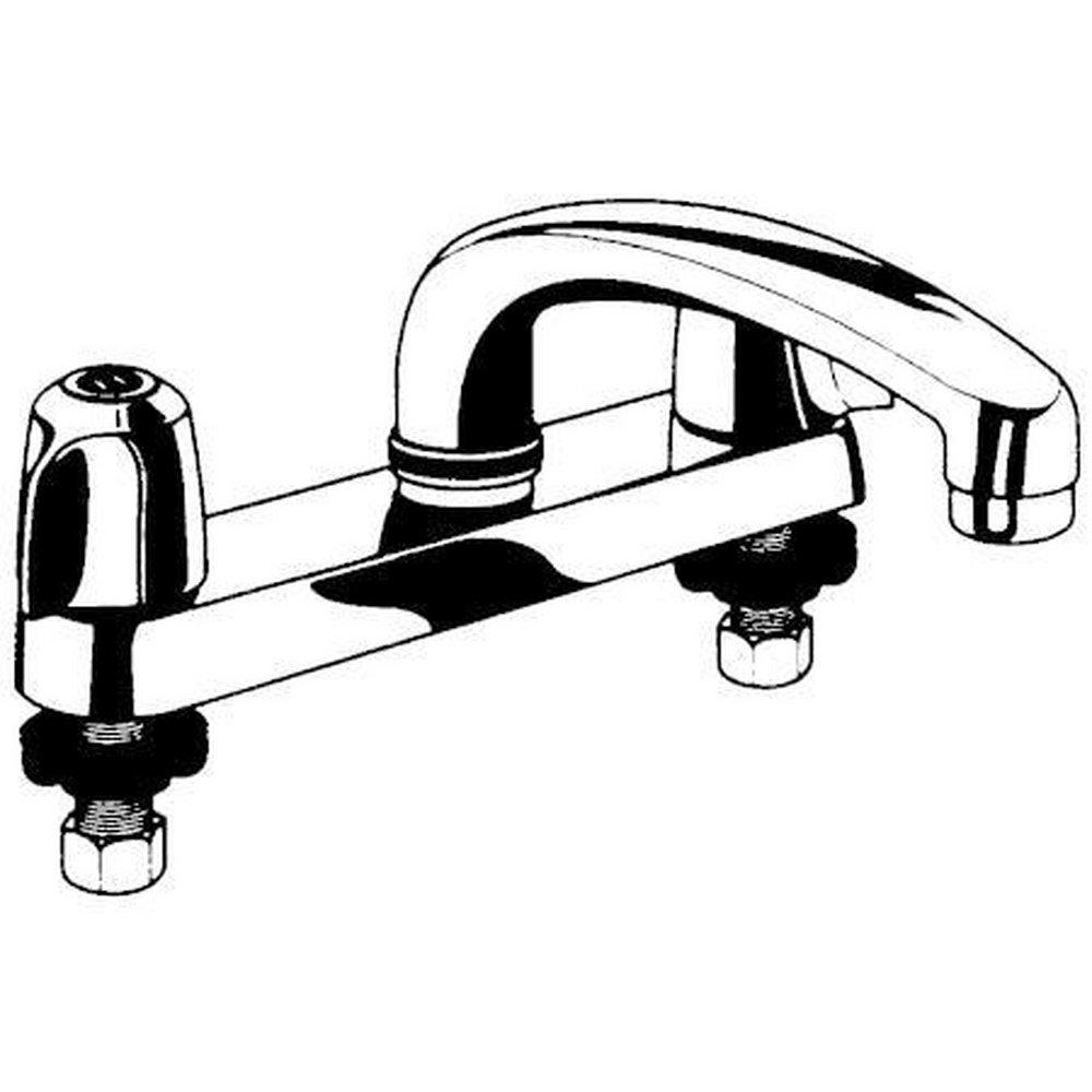 Gerber Plumbing Polished Chrome Two Handle Kitchen Faucet 
