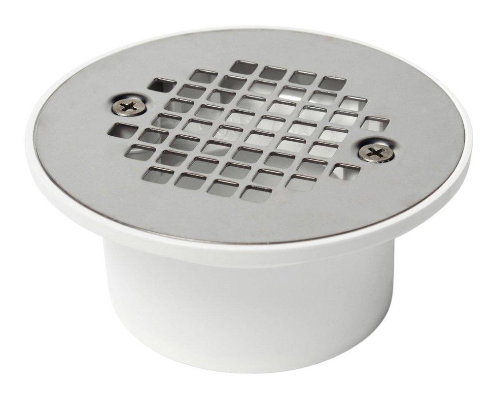 Sioux Chief Stainless Steel Push On Plastic Floor Drain 