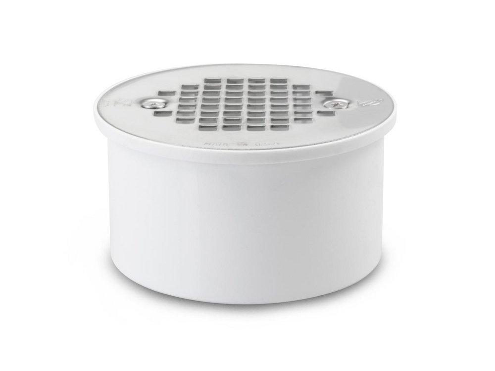 Sioux Chief PVC Drain with 430 Stainless Steel Strainer 