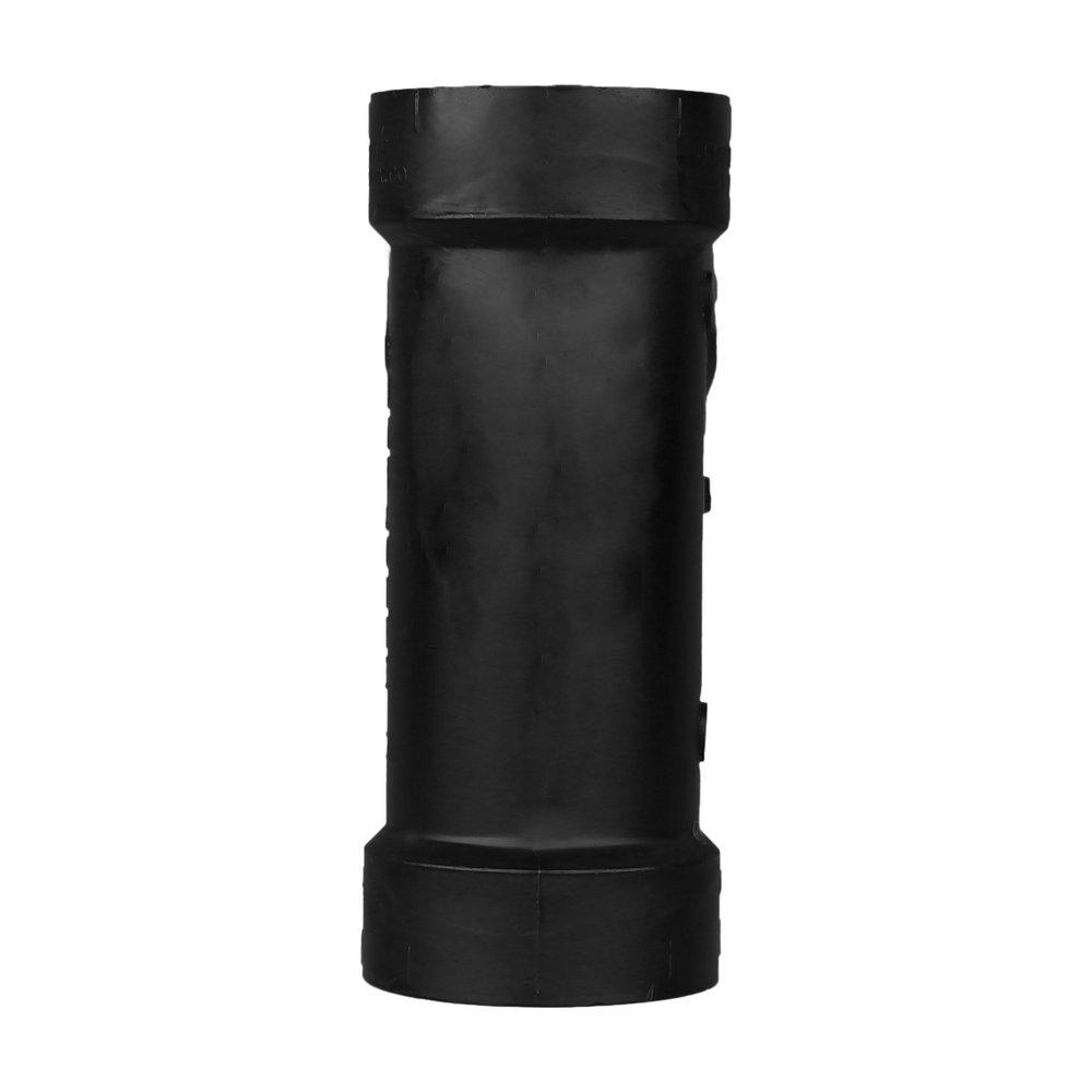 Black ABS DWV Flush Cleanout Plug 