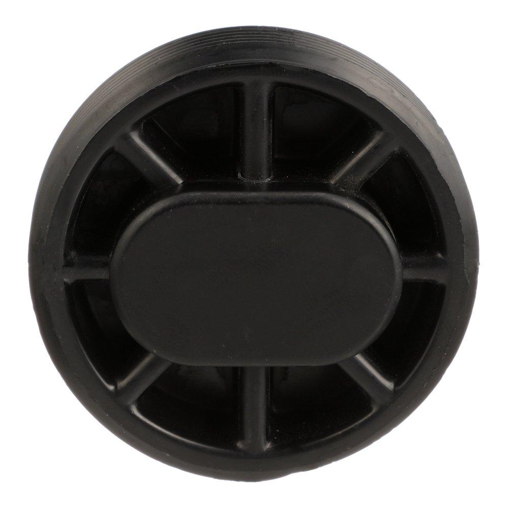 Black ABS DWV Flush Cleanout Plug 