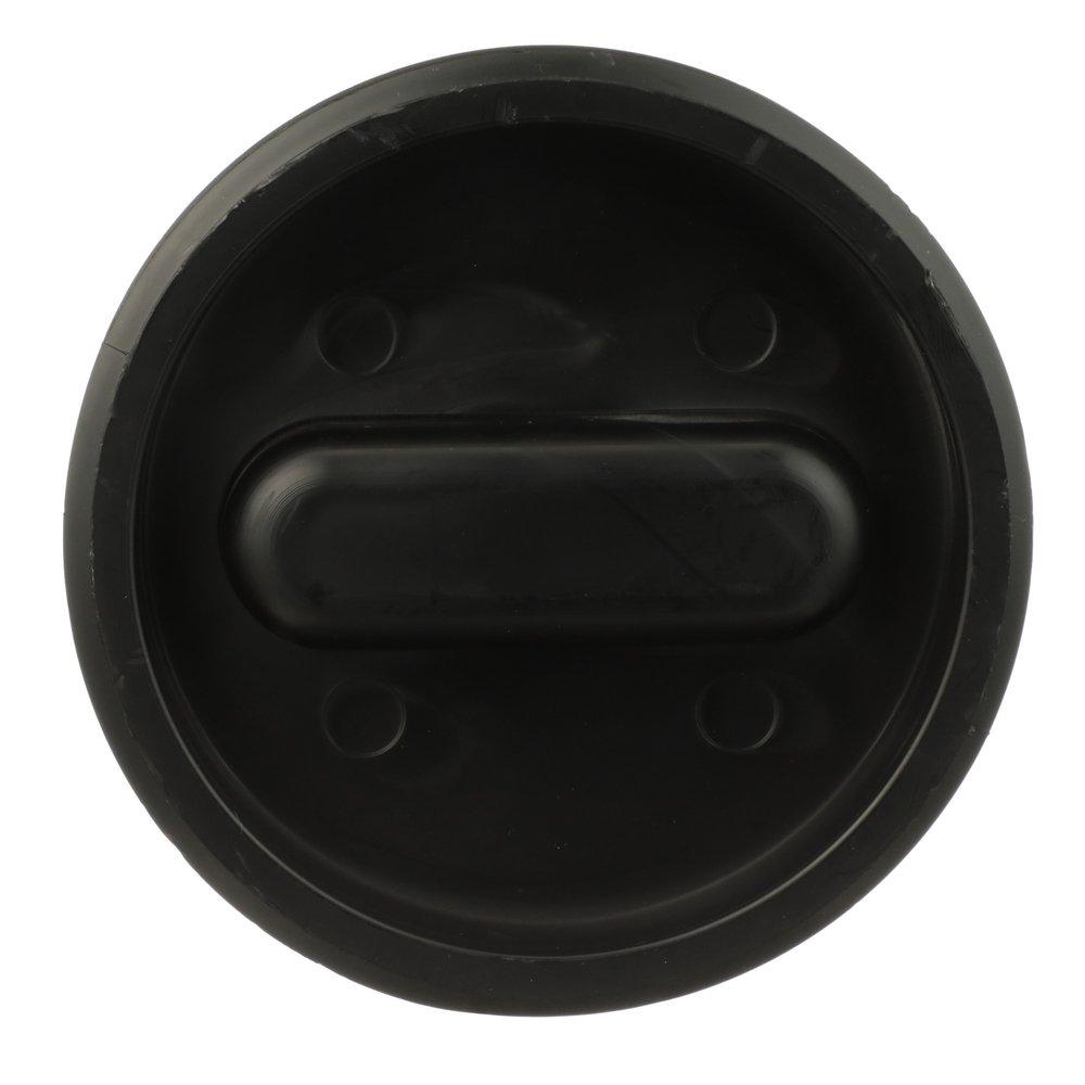 Black ABS DWV Flush Cleanout Plug 