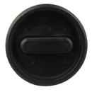 Black ABS DWV Flush Cleanout Plug 
