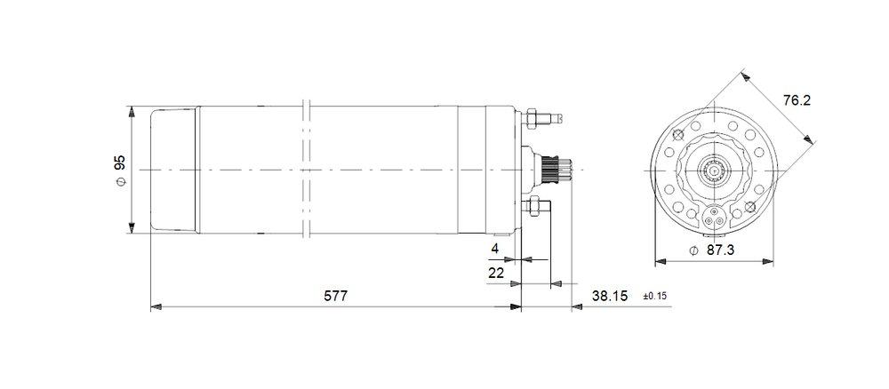 Grundfos Stainless steel Pump Motor, Starter & Heater 