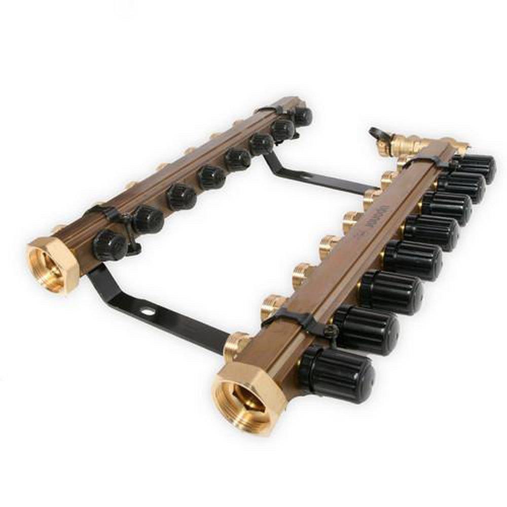 Uponor JR Manifold Assembly with Isolation and Balancing Valve 