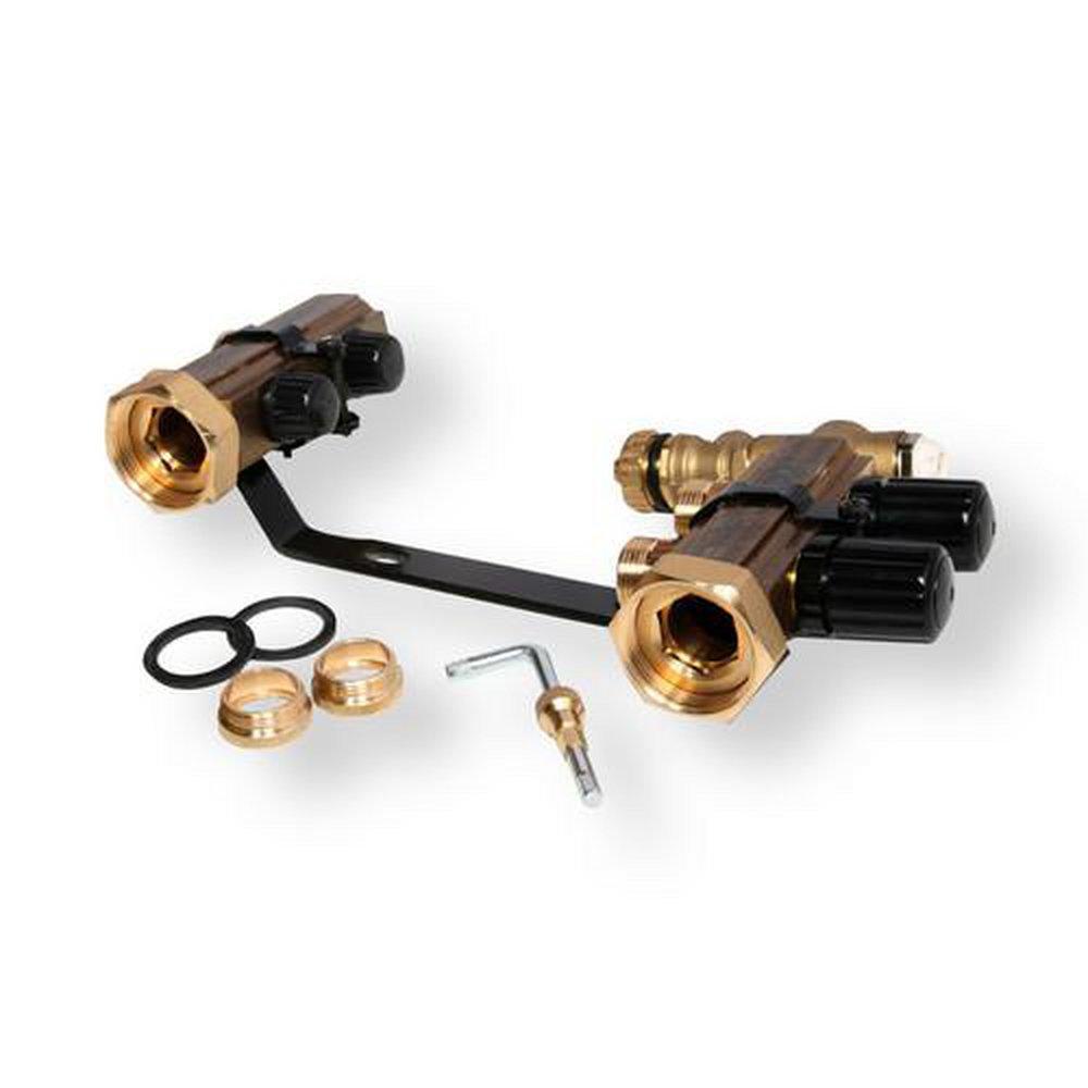 Uponor JR Manifold Assembly with Isolation and Balancing Valve 