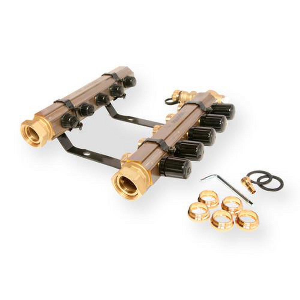 Uponor Jr. Assembly with Balancing Valve and Valveless, 5-Loop 