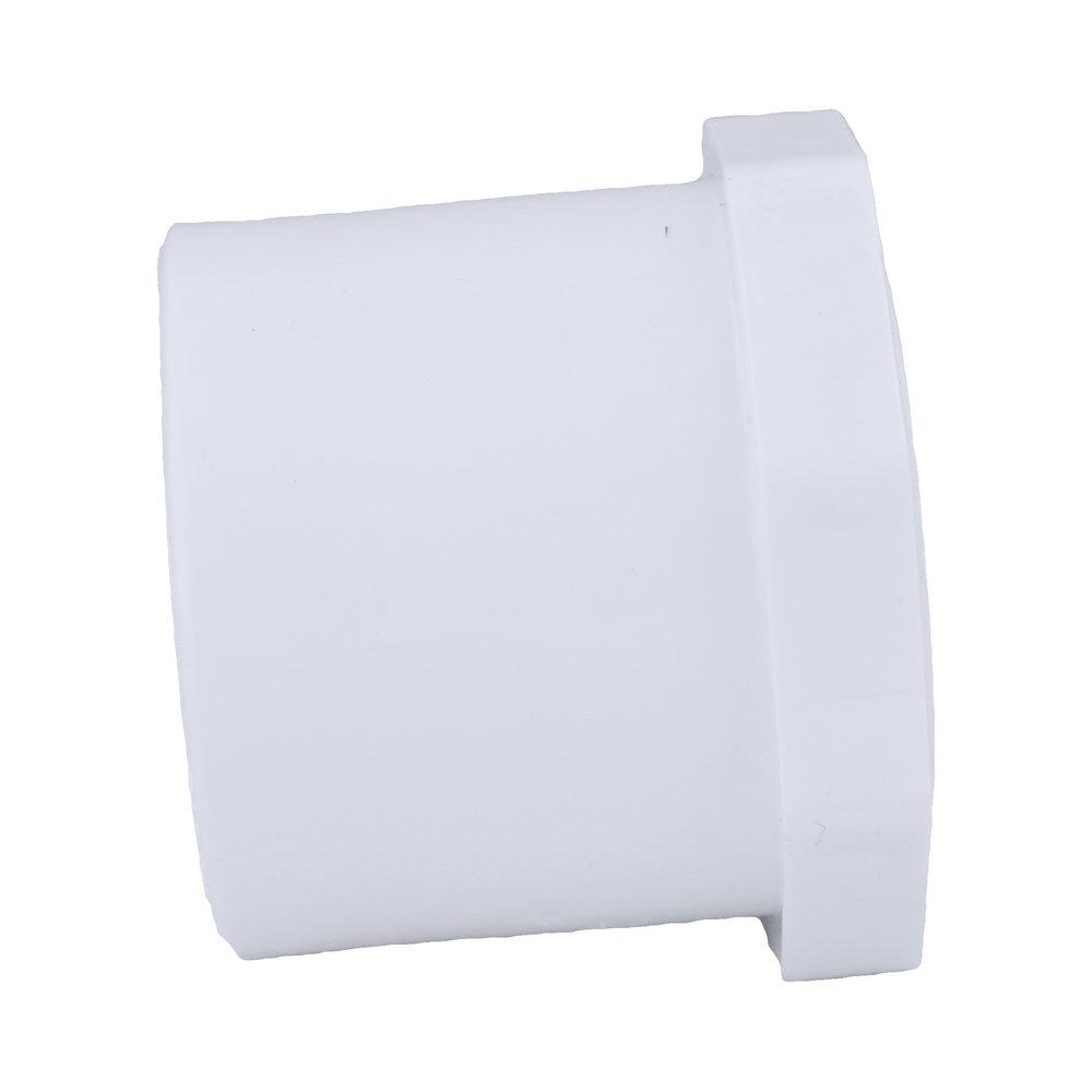 White PVC Schedule 40 Female Bushing 