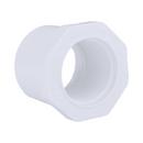 White PVC Schedule 40 Female Bushing 