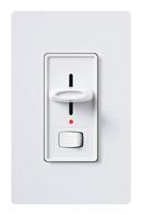 Lutron Electronics White Dimmer with Locator Light 