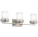 3 Light 100 W Vanity Light in Brushed Nickel