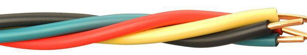 Coleman Cable Systems Black 500 ft. PVC Twisted Submersible Cable 