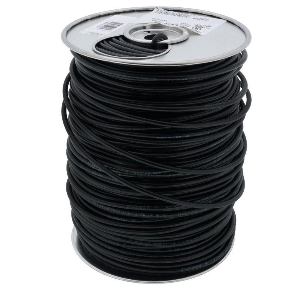 Southwire&reg; Black 14 ga Yellow UF Wire 
