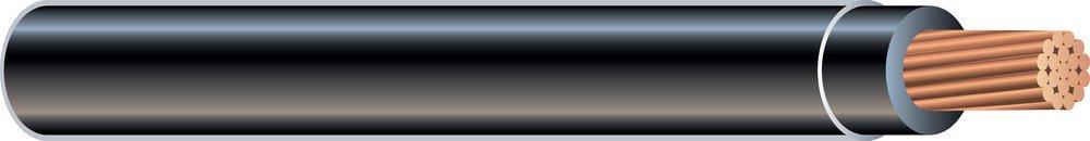 Southwire® Black 500 ft. 8 ga Stranded Copper THHN Wire 