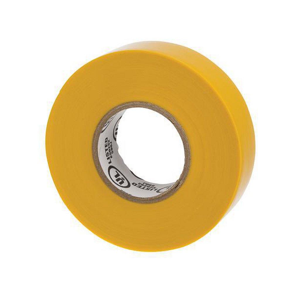 NSI Industries Yellow 60 ft. x 3/4 in. Vinyl Electrical Tape 