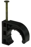 1/2 in. Black Plastic Nail Barb Clamp