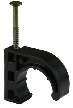 1/2 in. Plastic CTS Half Pipe Clamp with Nail