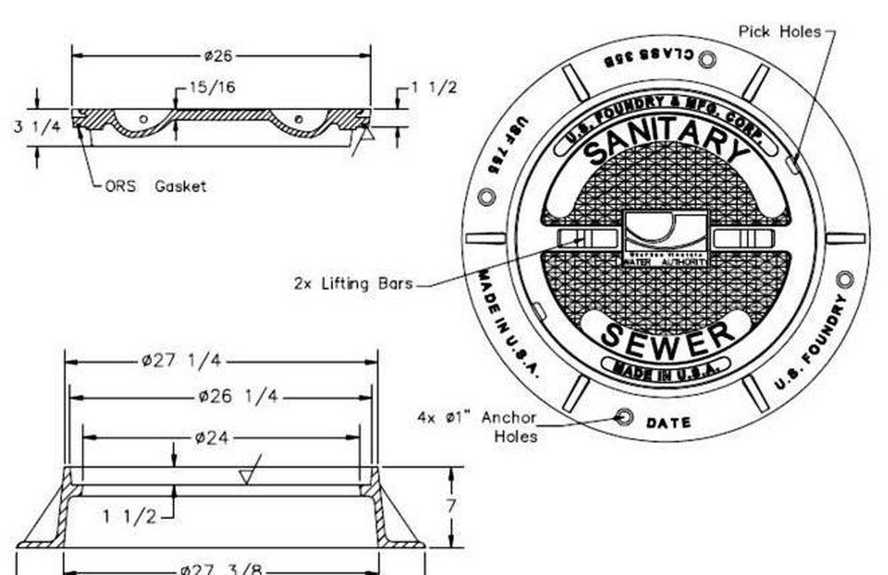 Capitol Foundry of Virginia WESTERN Water AUTHORITY STD F&C 