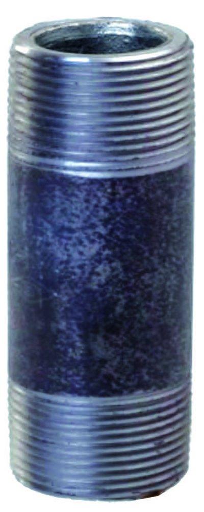 48 in. MPT Schedule 40 Welded Black Carbon Steel Ready Cut Pipe 