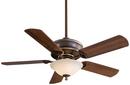 Minka Aire Belcaro Walnut&trade; 52 in. 5-Blade Ceiling Fan with Light 