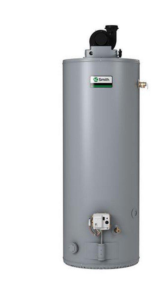 A.O. Smith Grey 80 MBH Aluminum Natural Gas Water Heater 