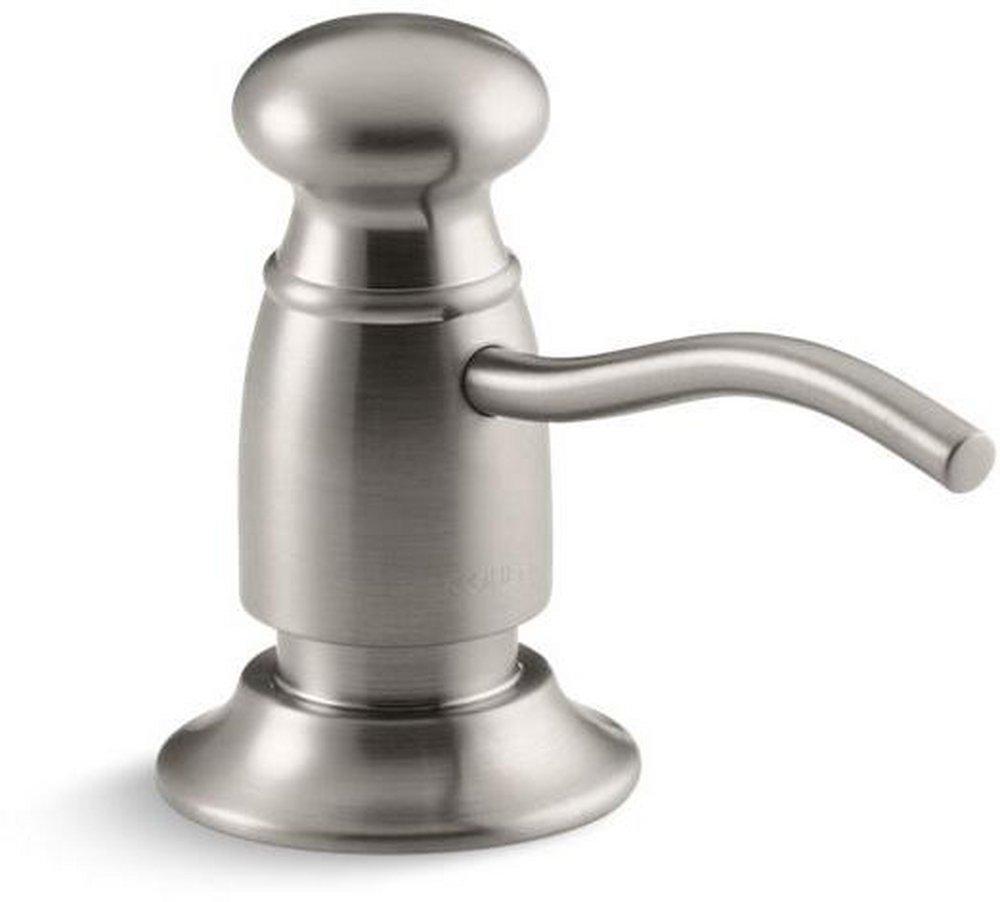 KOHLER Vibrant&reg; Stainless 16 oz. 3-7/16 in. Soap & Lotion Dispenser 