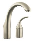 KOHLER Vibrant&reg; Brushed Nickel Single Lever Handle Bar Faucet 