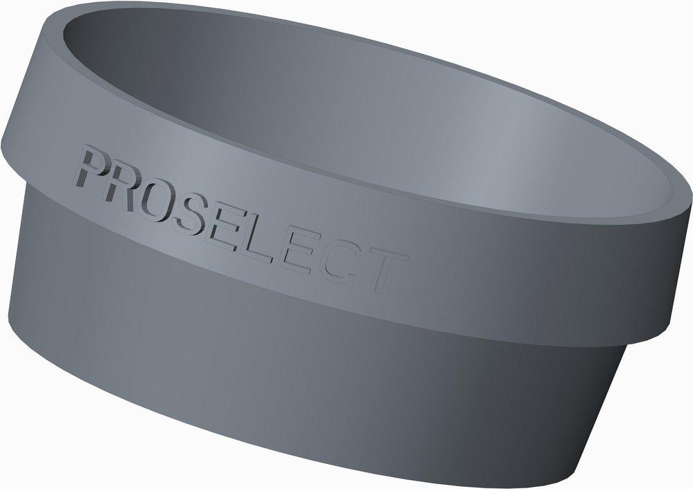 PROSELECT&reg; Black 5-1/4 in. Cast Iron Valve Box Riser 