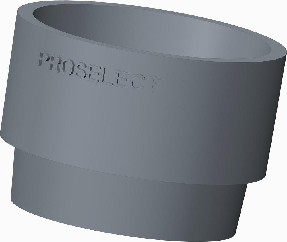 PROSELECT&reg; Black 5-1/4 in. Cast Iron Valve Box Riser 