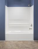 60 x 61-1/4 in. Tub & Shower Wall  in White
