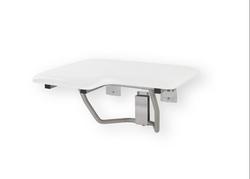 L-Shape Fold-Down Seat Model in White
