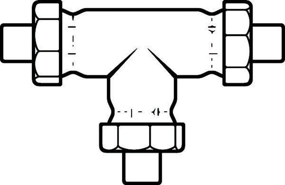 IPS Epoxy Straight DR 11 Polyethylene Gas Compression Tee with Epoxy Coating 