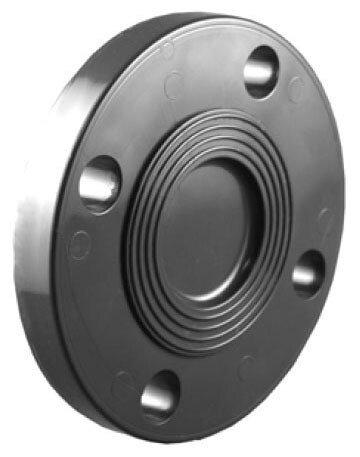 Grey Flanged 80 Plastic Flange 