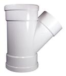 TRENCH TOUGH PLUS Gasket x Hub PVC DWV SDR 35D Double Sewer Wye 