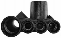 4 x 2 in. Spigot x Hub Cast Iron Reducing Figure