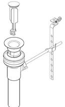 Pfister Rustic Bronze 2-3/32 x 4-17/32 in. Pop-Up Drain Assembly 