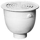 Zurn White Floor Mount Cast Iron Floor Sink 