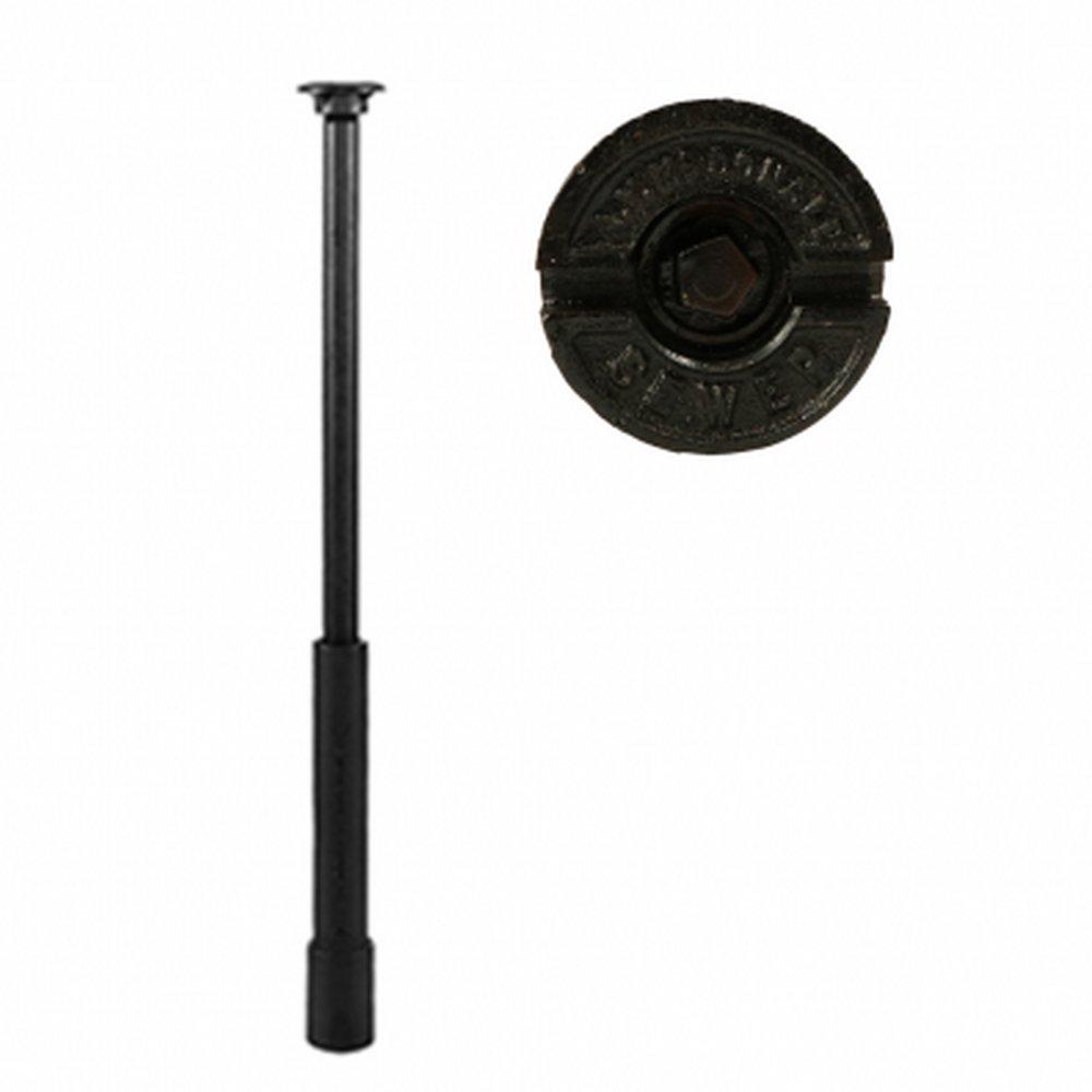 A.Y. McDonald Cast Iron, Steel and Brass Arch Curb Box (Less Rod) 