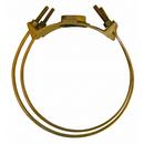 16 x 1-1/2 in. CC Brass Double Strap Saddle