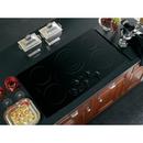 36 in. Built-In Clean Smooth Electric Cooktop in Black