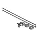 Jones Stephens Brushed Nickel Sink 3/8 x 20 in. Supply Kit 