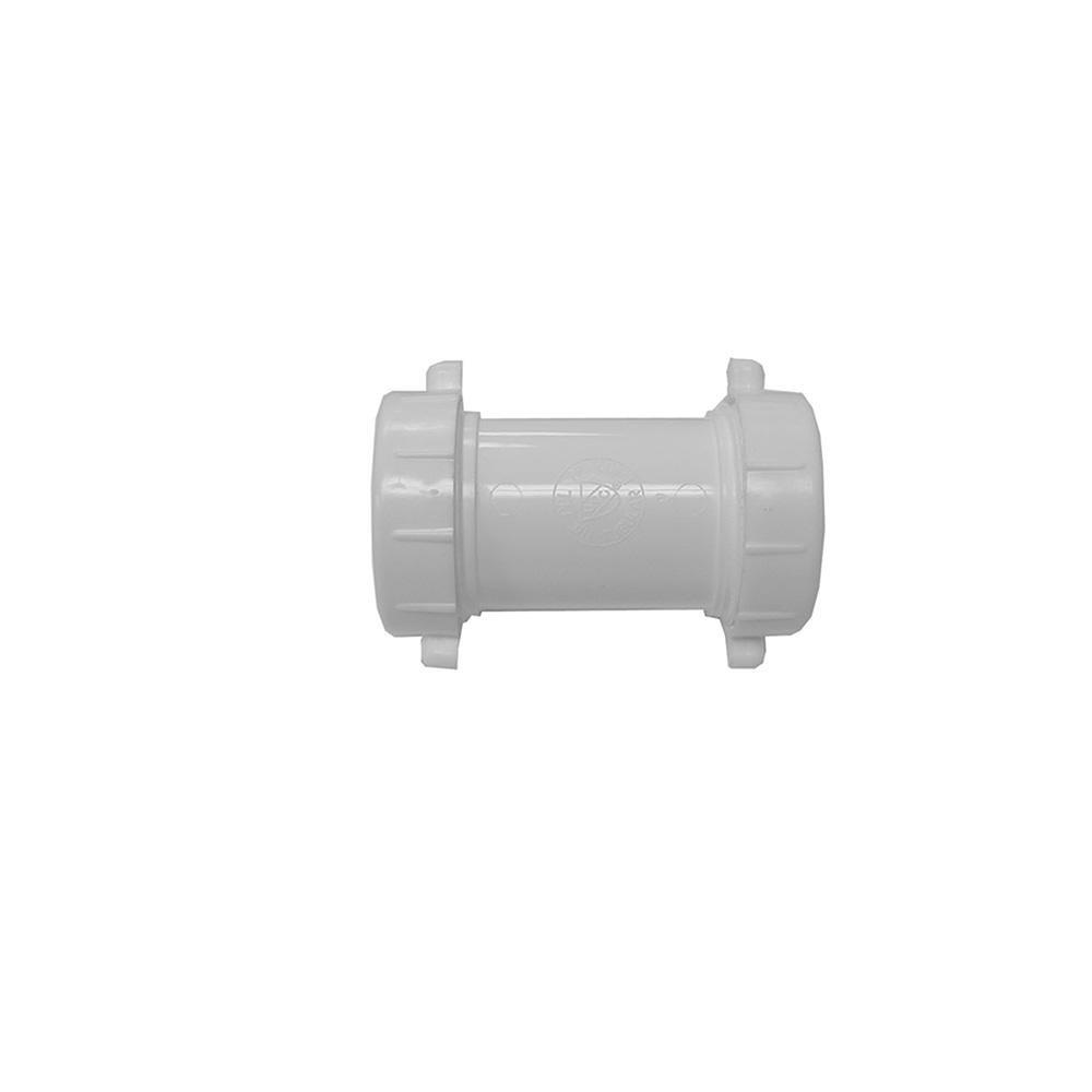 Jones Stephens White Slip Plastic Coupling 