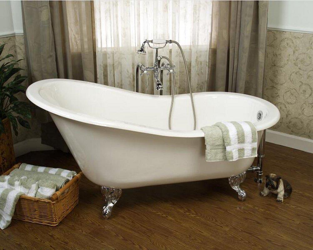 61 X 30 Cast Iron CLAW FOOT Tub CP/WHIT 