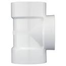 White PVC DWV Cleanout Tee (Without Plug) 