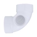 White PVC DWV 90&deg; Elbow with 1-1/2 