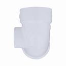 White PVC DWV 90&deg; Elbow with 1-1/2 
