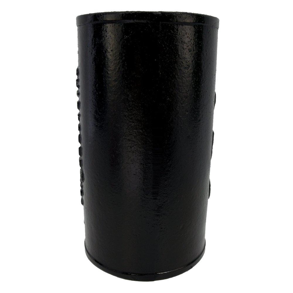 Black No Hub Cast Iron Reducing Wye 