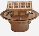 Jay R. Smith Push On Cast Iron Nickel Bronze Floor Drain 