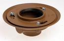 2 in. No-Hub Floor Drain with Nickel Bronze Strainer