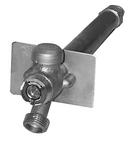 Bronze Nickel 10 x 1/2 x 3/4 in. FNPT and MNPT x GHT Wall Hydrant